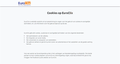 Desktop Screenshot of euroclix.be